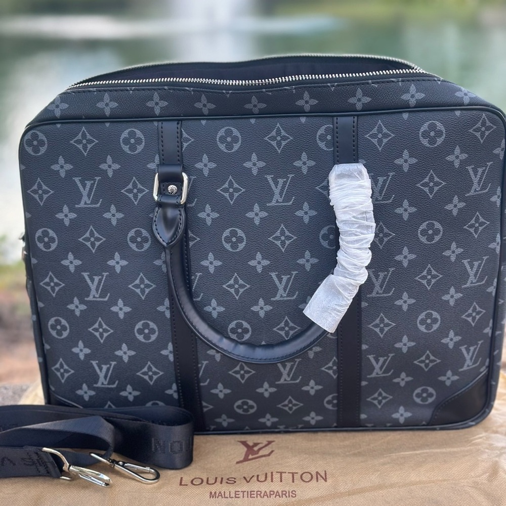 Louis Vuitton Gray Monogram Briefcase